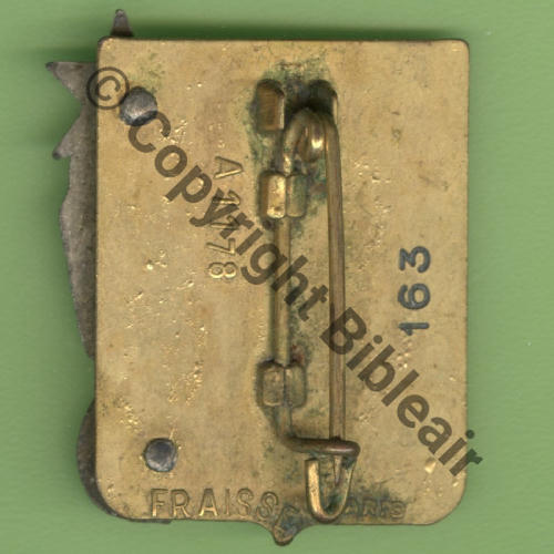 A1178 ET.59 ASTARTE EVREUX  FRAISSE Griffes et butees Dos lisse mat Src.Y.GENTY 